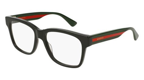 gucci gg0342o 004 rectangular square on face|Gucci GG0342O Eyeglasses .